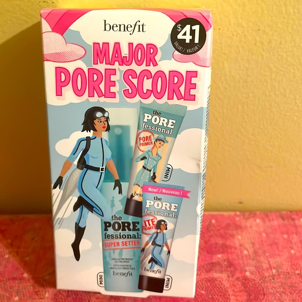 🆕Benefit Major Pore Priming and Setting Kit